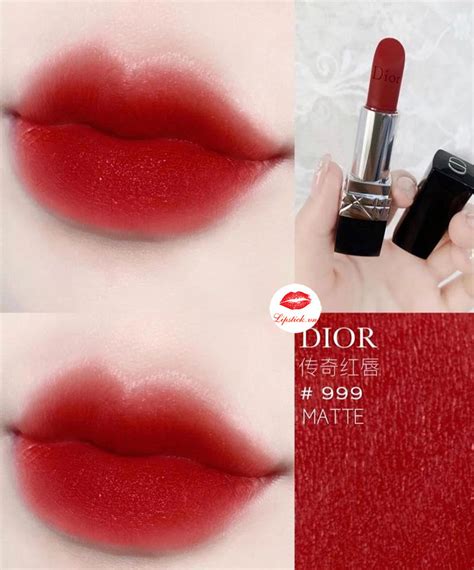 dior 999 lipstick matte vs velvet